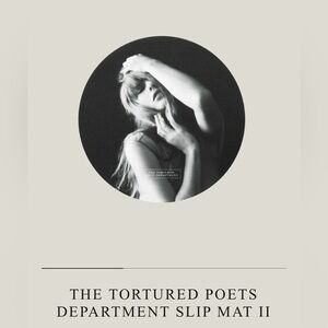 New Taylor Swift vinyl slipmat featuring The Tortured Poets Department.